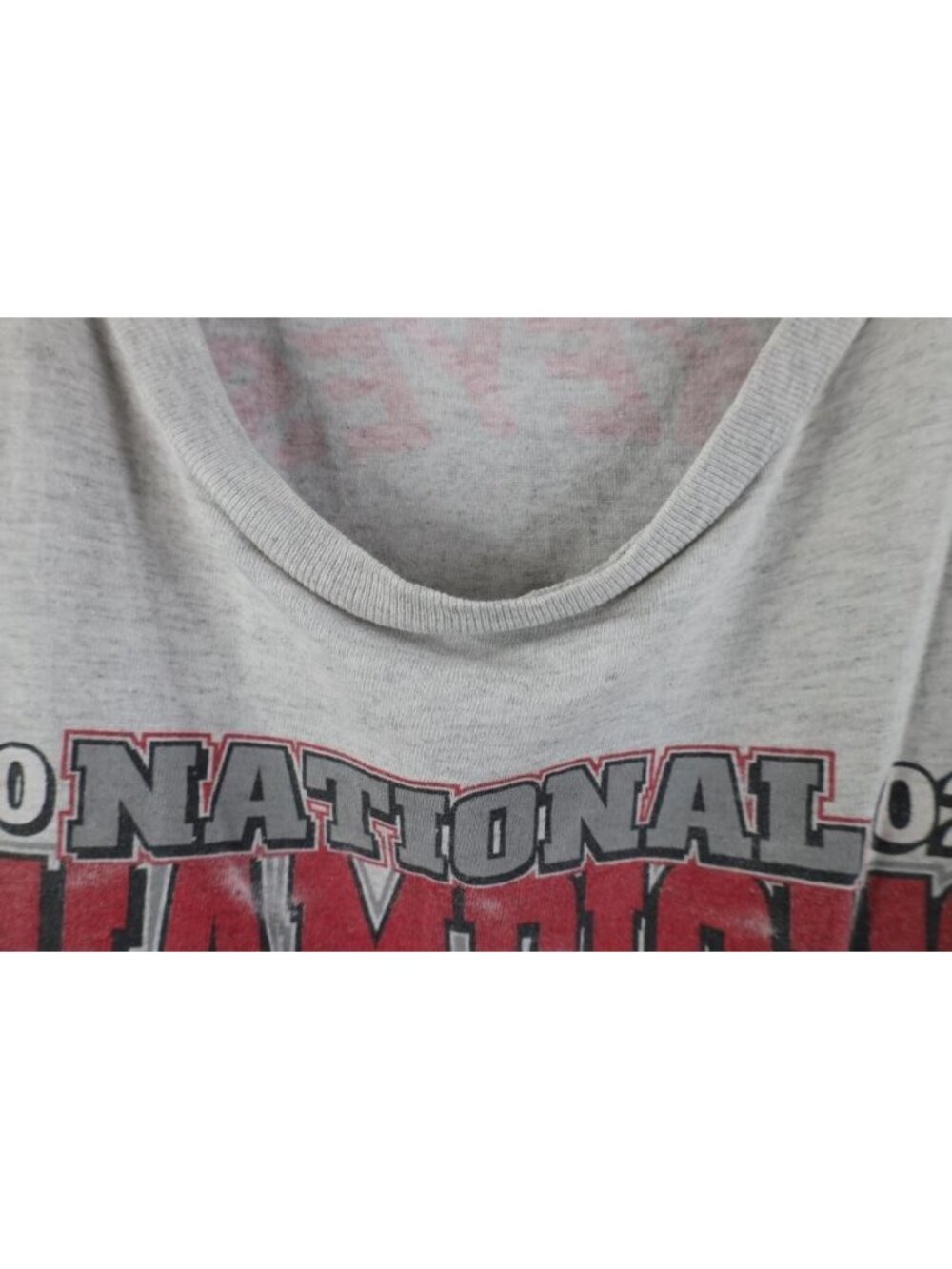 Mens 3XLT Thrashed 2002 National Champs Ohio State University Football T-Shirt - Picture 11 of 16